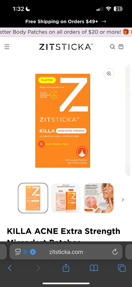 Zitsticka Killa acne extra strength