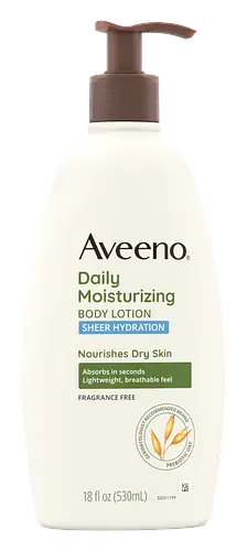 Aveeno Daily Moisturizing Sheer Hydration Dry Skin Lotion
