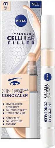 Nivea Hyaluron Cellular Filler 3-In-1 Concealer Eye Care Light
