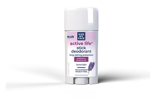 Kiss My Face Active Life Stick Deodorant Lavender