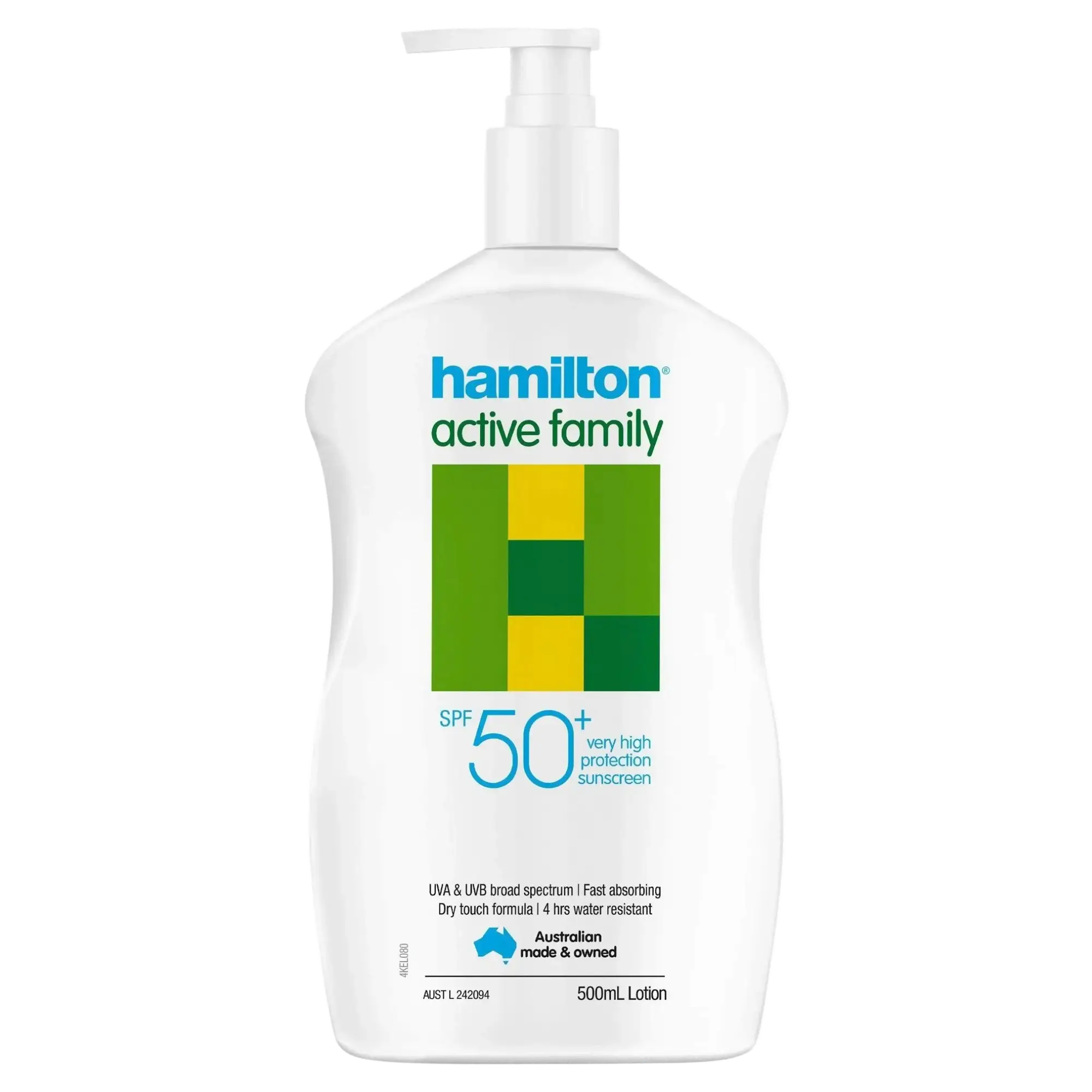 Hamilton Active Family SPF 50+ Lotion