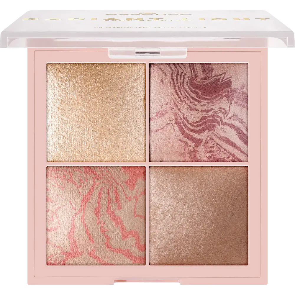 Essence Radiant Light Face Palette 10 Glow Icon