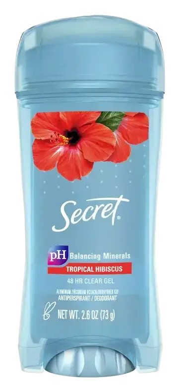 Secret Fresh Clear Gel Antiperspirant Deodorant Tropical Hibiscus