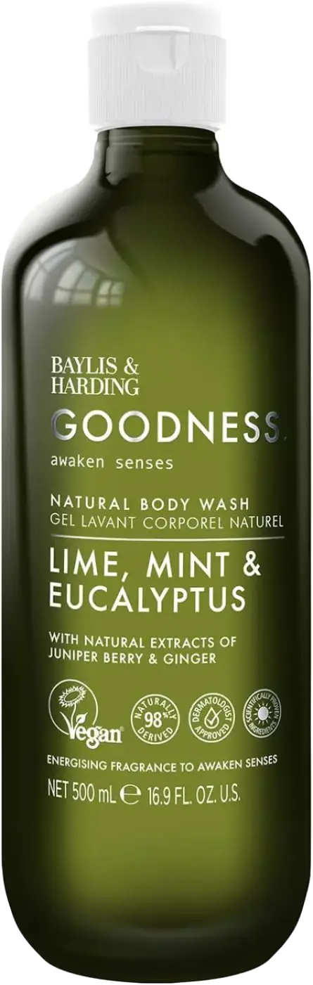 Baylis & Harding Goodness Natural Body Wash Lime, Mint & Eucalyptus