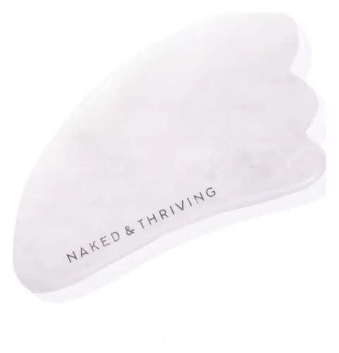 Naked & Thriving White Jade Gua Sha