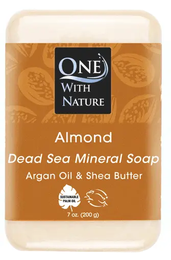One With Nature Dead Sea Mineral Soap Almond