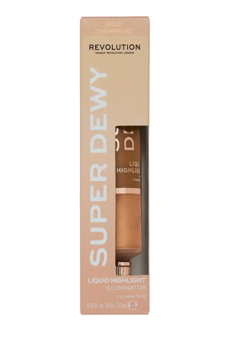 Revolution Beauty Superdewy Liquid Highlighter Gold Champagne