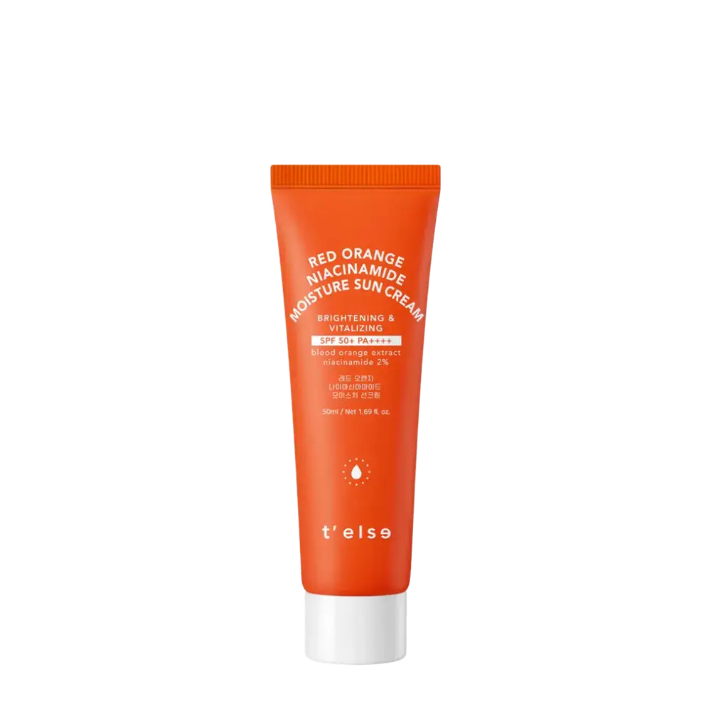 T'else Red Orange Niacinamide Moisture Sun Cream SPF 50+ PA++++