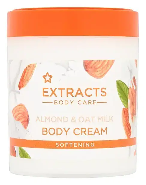 Superdrug Extracts Body Cream Almond & Oat Milk