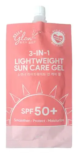 Hello Glow 3-in-1 Lightweight Sun Care Gel SPF 50+