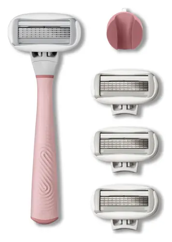 Flamingo 5-Blade Razors for Women Rose