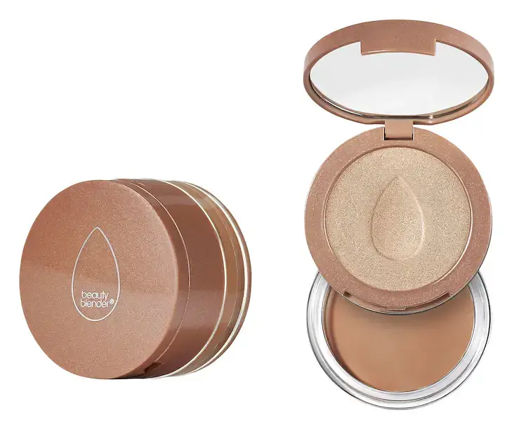beautyblender Bounce Magic Fit Creamy Bronzer & Highlighter Duo Champagne/Topaz