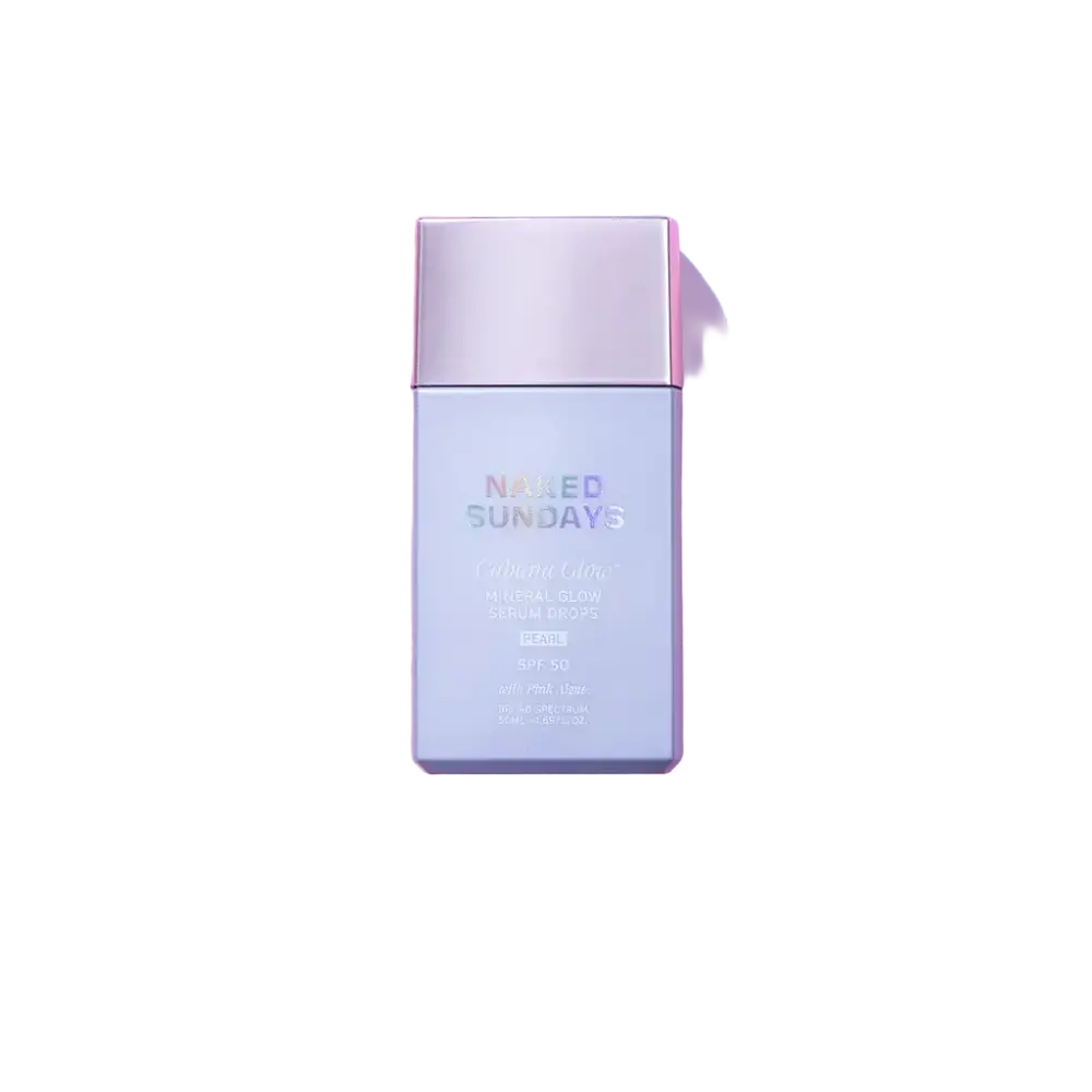 Naked Sundays Cabana Glow Mineral Glow Serum Drops SPF 50 Pearl