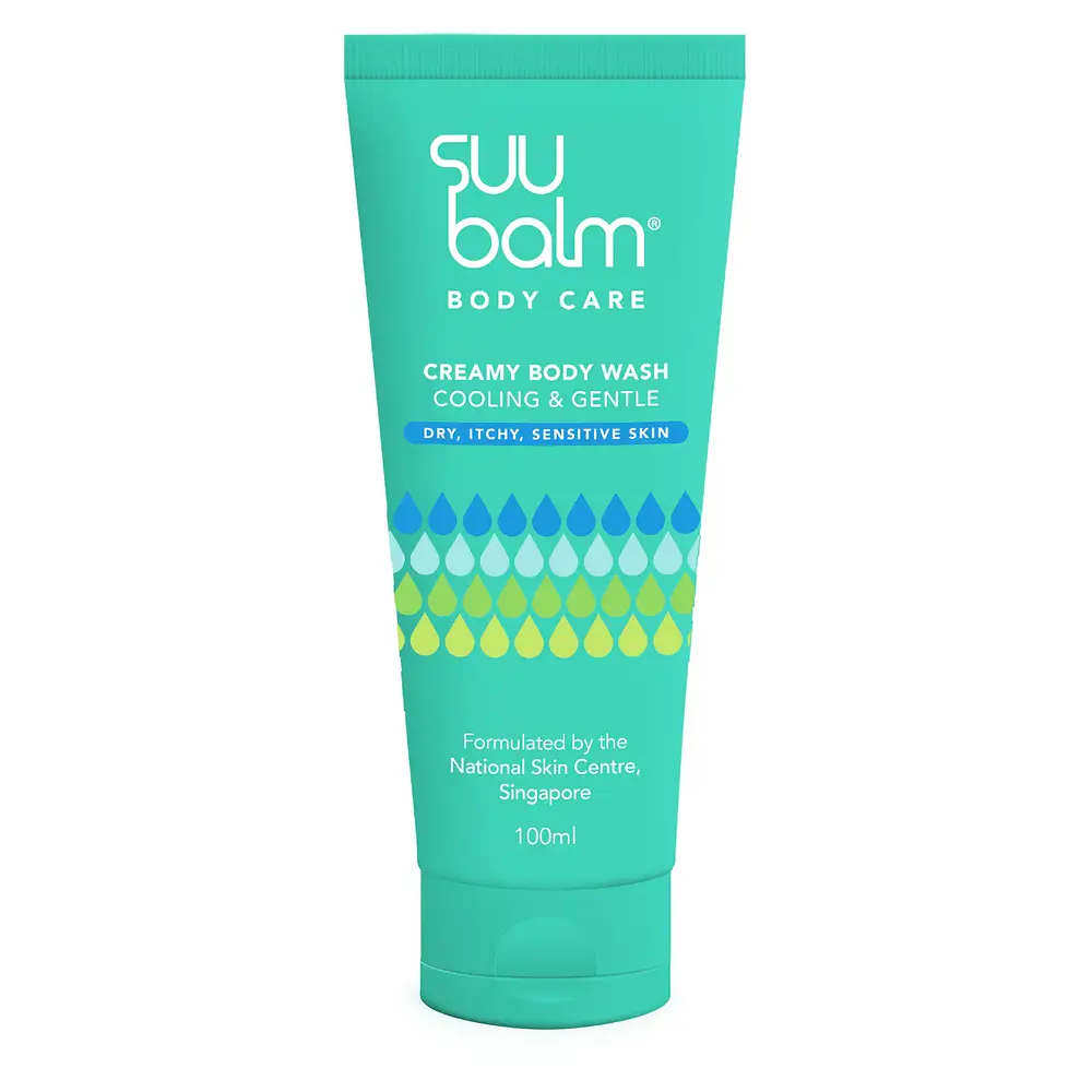 Suu Balm Creamy Body Wash Cooling & Gentle