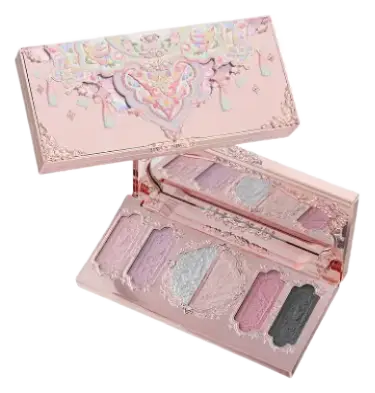 Flower Knows Butterfly Cloud Collar Embossed Six-Color Makeup Palette 02 Cloud Attire