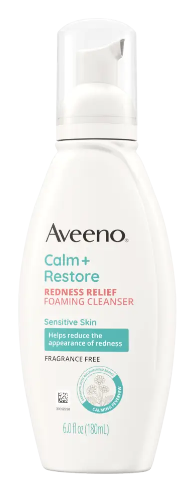 Aveeno Calm + Restore Redness Relief Foaming Cleanser