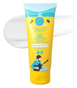 Conscious Chemist Sun Drink Water Resistant Hybrid Gel Unwind Sunscreen SPF 50