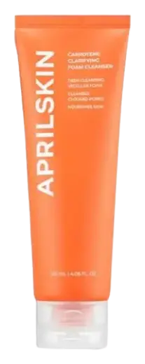 APRILSKIN Carrotene Clarifying Foam Cleanser(5% BHA with Beta-Carotene)
