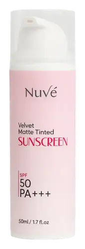 Nuvé Velvet Matte Tinted Sunscreen SPF 50 PA+++