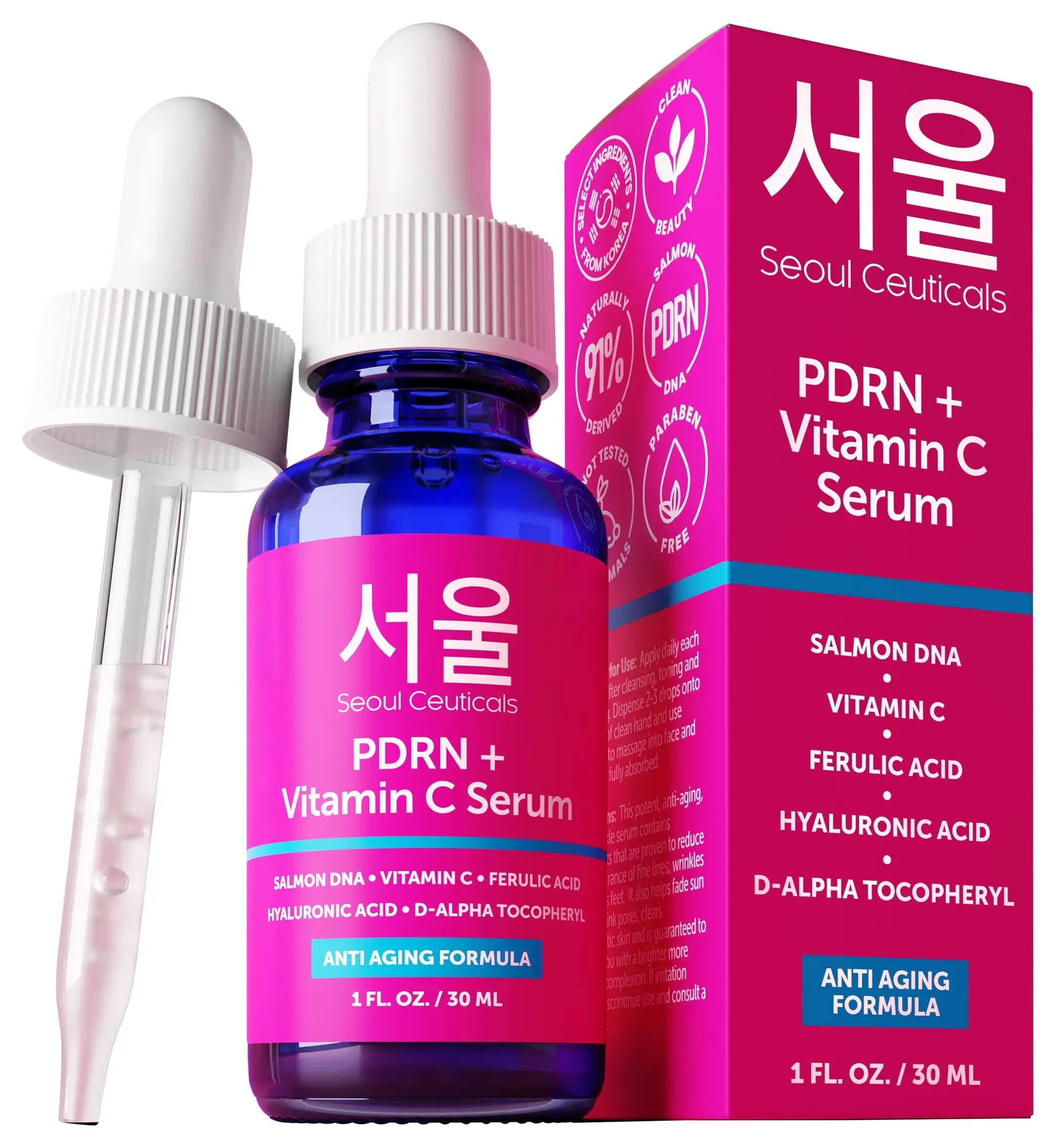 SeoulCeuticals PDRN + Vitamin C Serum