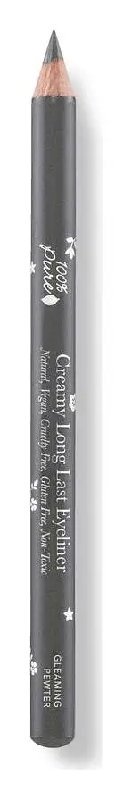 100% Pure Creamy Long Last Liner Gleaming Pewter