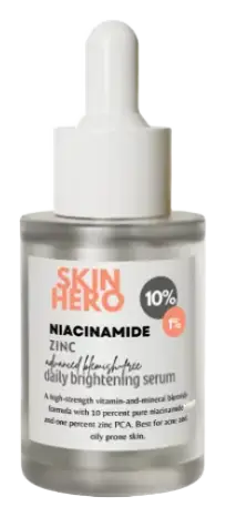 Skin Hero 10% Niacinamide + 1% Zinc Advanced Anti-Blemish Serum