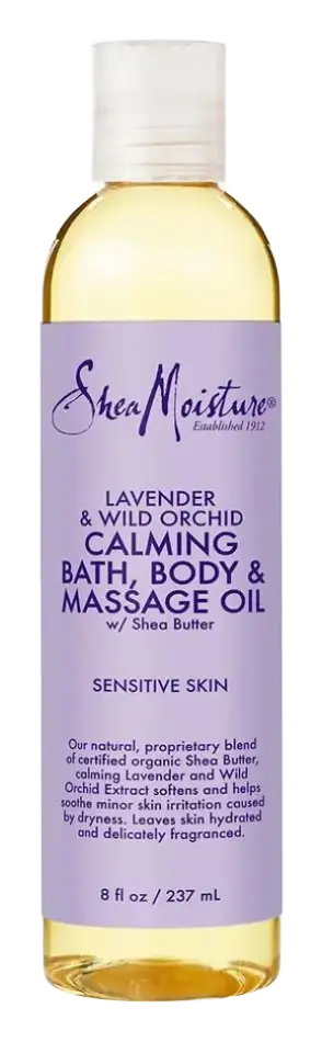 Shea Moisture Lavender & Wild Orchid Calming Bath, Body & Massage Oil