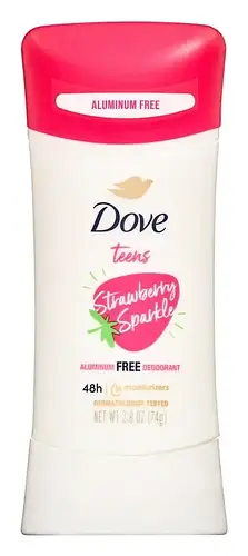 Dove Teens Deodorant Stick Strawberry Sparkle