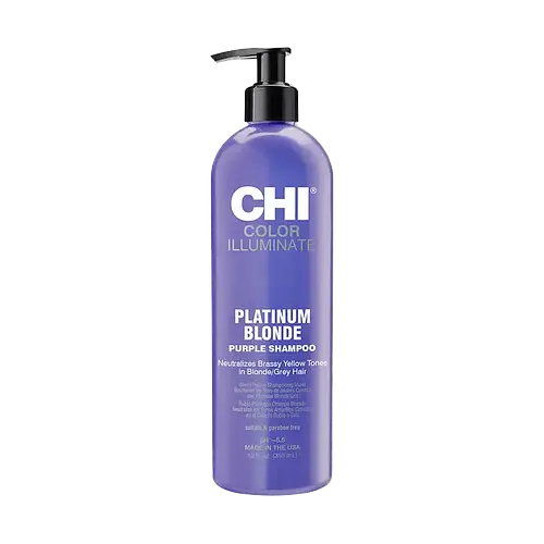 CHI Haircare Color Illuminate Platinum Blonde Purple Shampoo