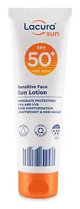Lacura SPF 50+ Sensitive Face Sun Lotion