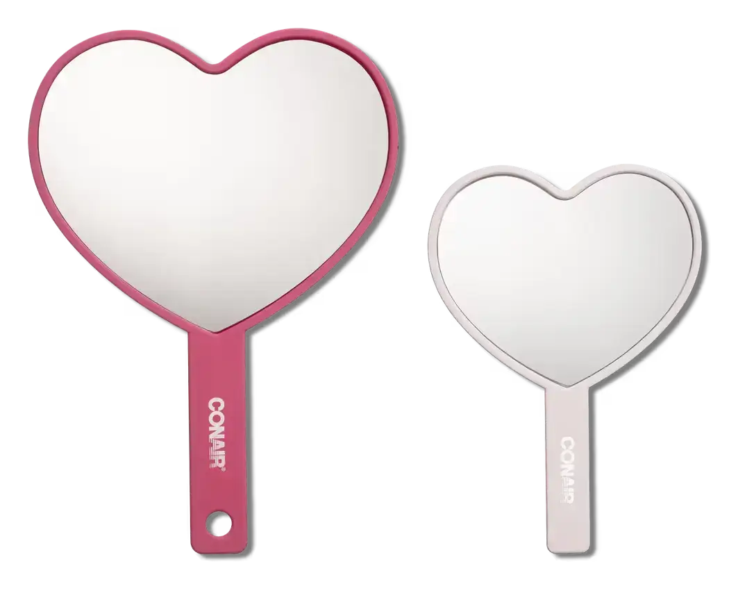 Conair Handheld Heart Mirrors