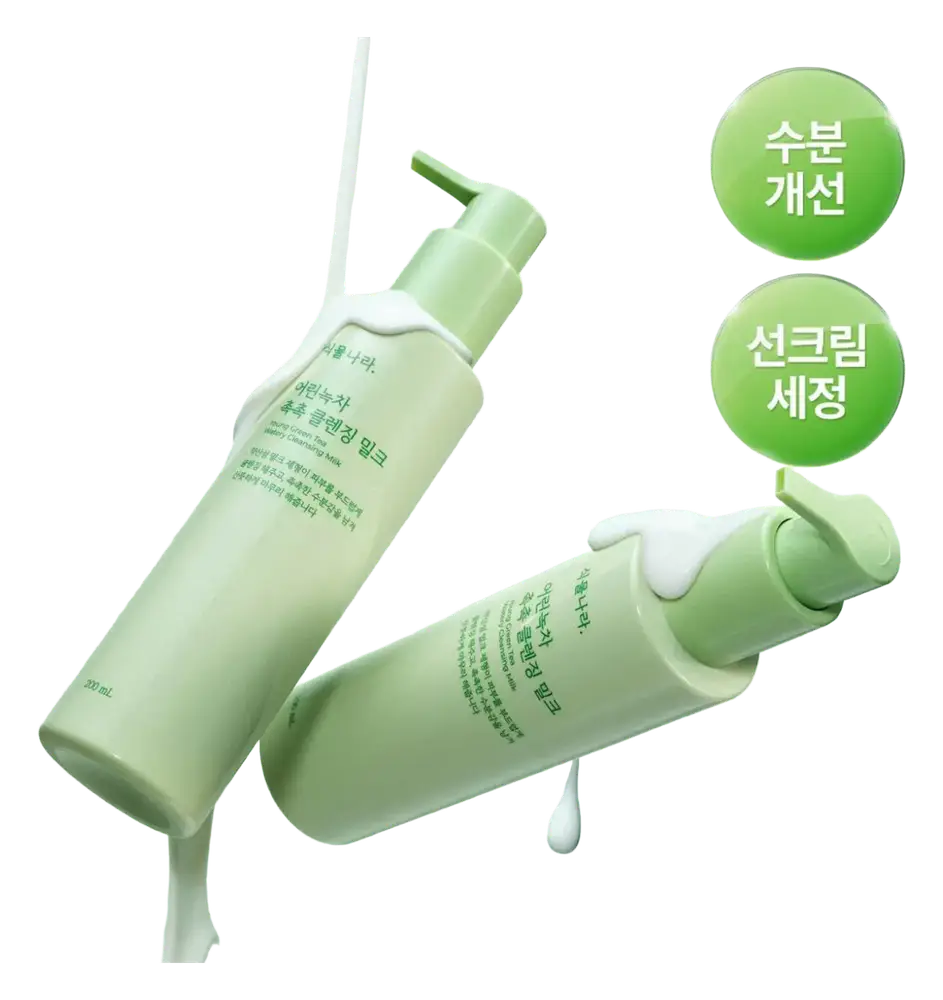 Shingmulnara Young Green Tea Watery Cleansing Milk