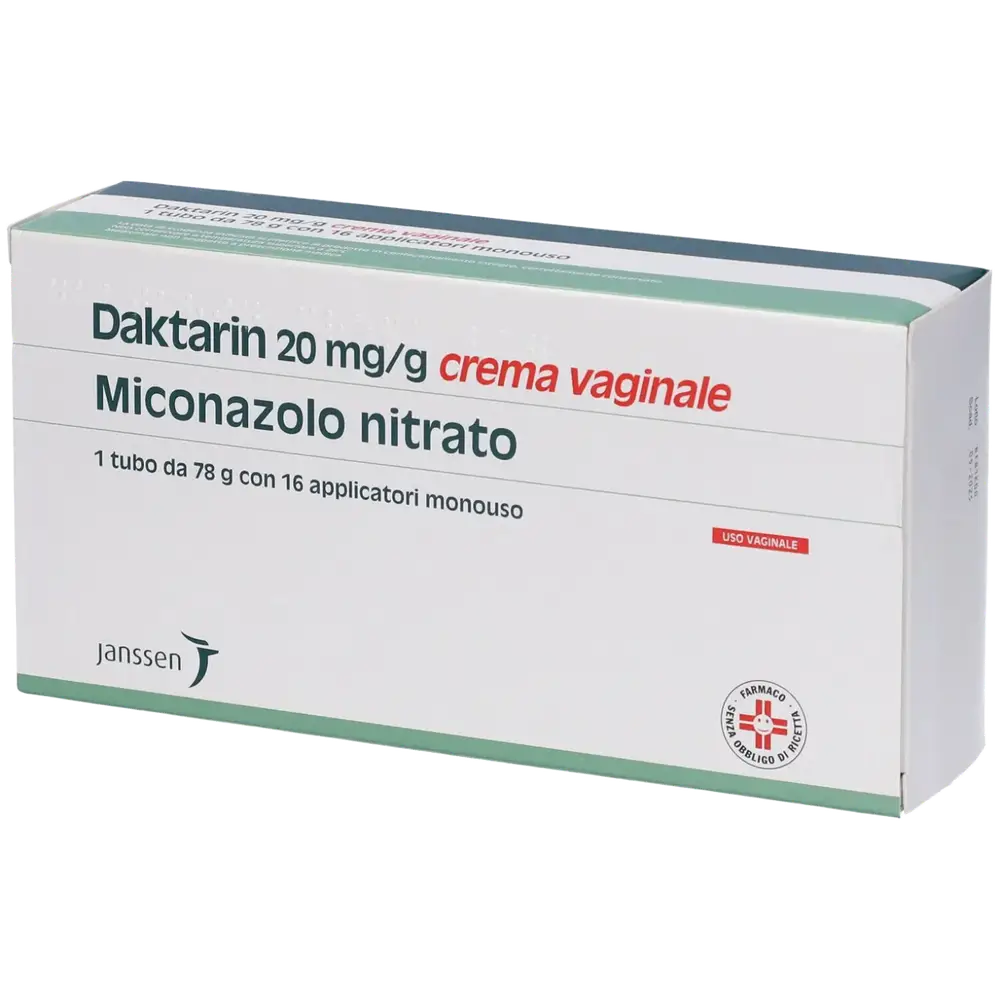 Janssen Daktarin 2% Vaginal Cream Miconazole Nitrate
