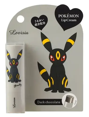 Lovisia Pokémon Lip Cream Blacky Dark Chocolate