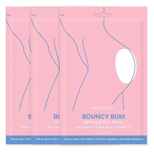 Facetory Bouncy Bum Defining Butt Mask- Caffeine and Rosehip Oil