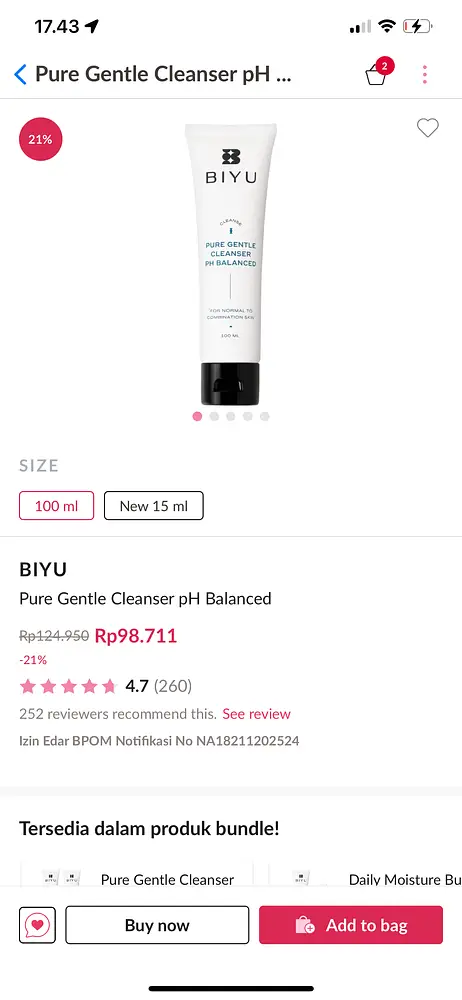 Biyu Pure Gentle Cleanser
