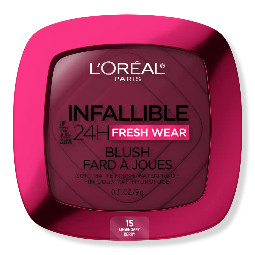 L'Oreal Infallible 24H Fresh Wear Soft Matte Blush 15 Legendary Berry