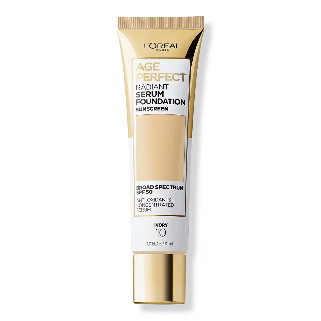 L'Oreal Age Perfect Radiant Serum Foundation With SPF 50 10 ivory