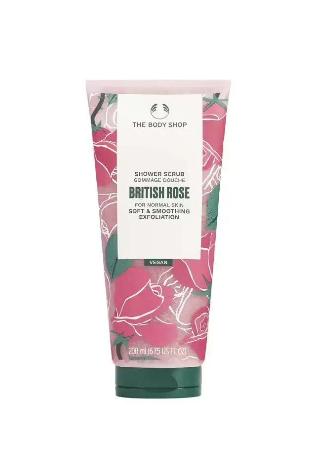 The Body Shop British Rose Shower Scrub