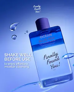 Finally Found You! Ocean Blue Pea Dual-Phase Micellar Water