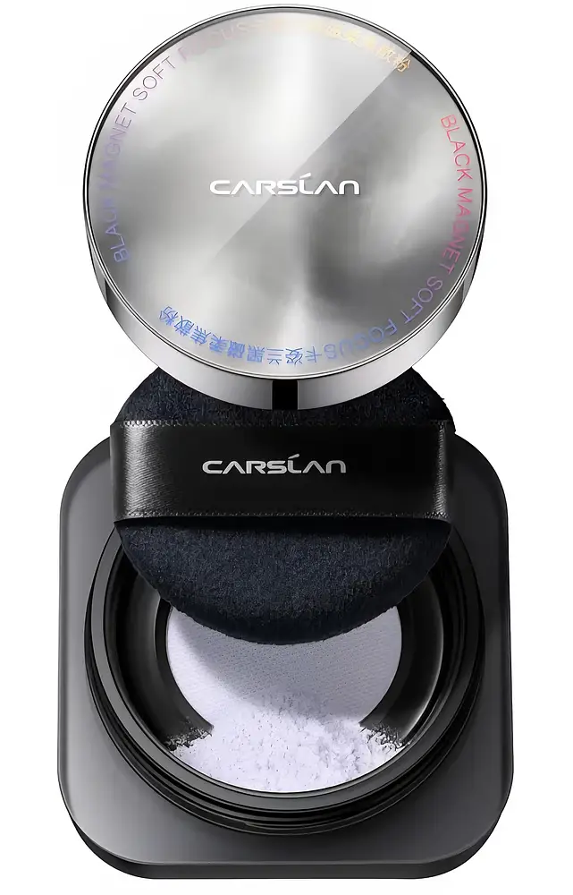 Carslan Black Magnet Soft Focus Make-Up Powder 02 Blue Purple for Oily Skin