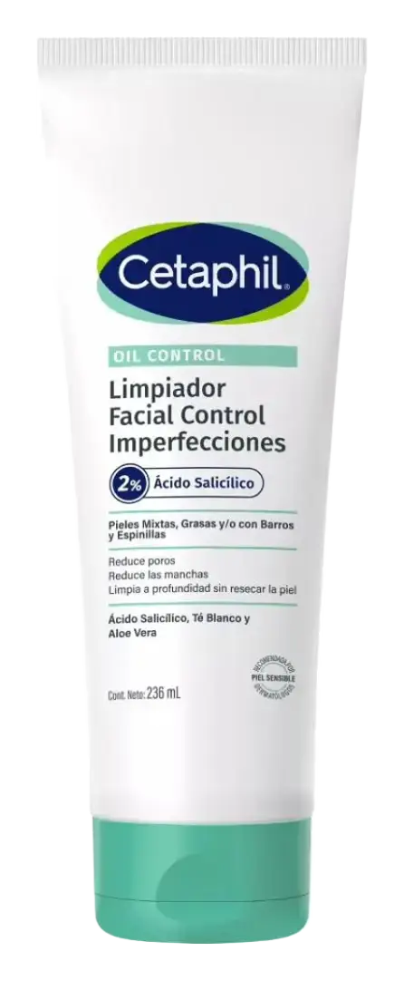 Cetaphil Oil Control Limpiador Facial Control Imperfecciones