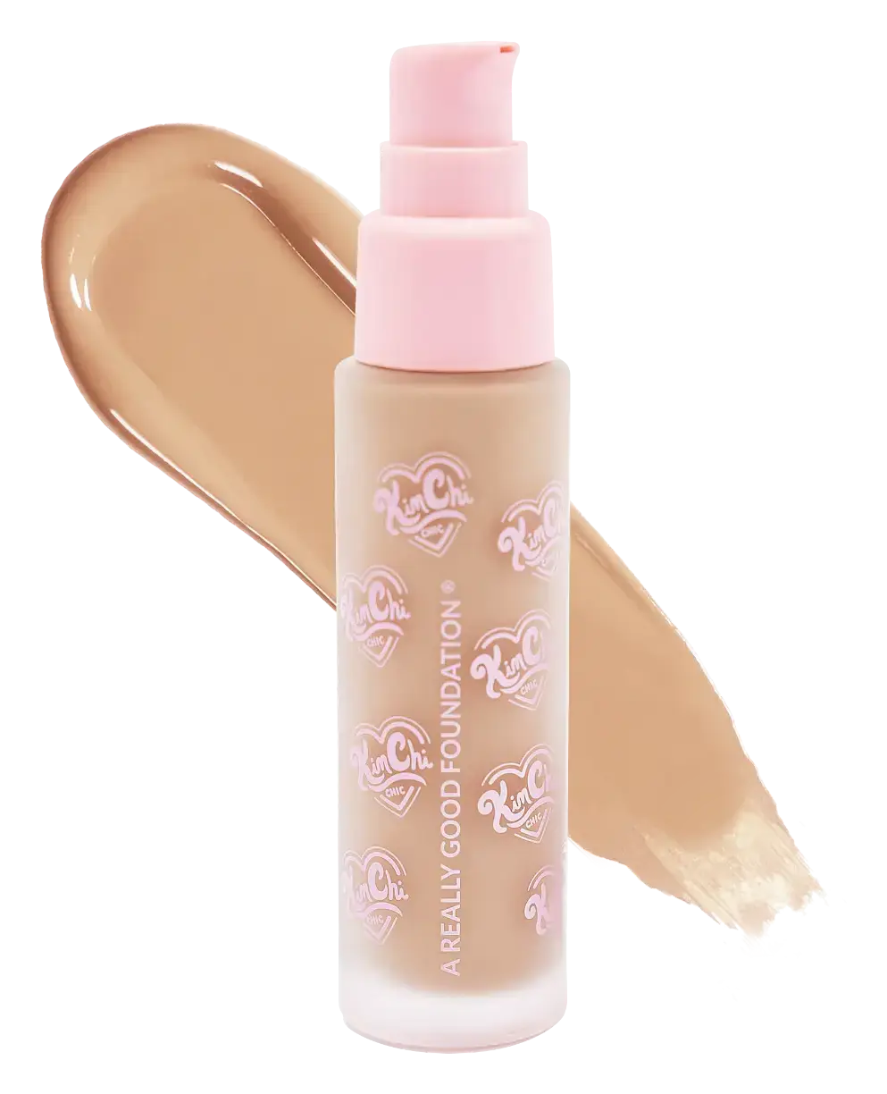 KimChi Chic Beauty A Really Good Foundation 107L Light + Cool Peach Undertones