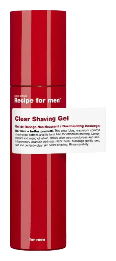 Recipe For men Clear Shaving Gel