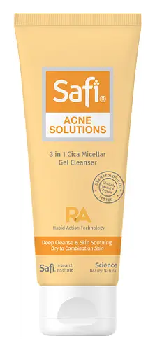 Safi Acne Solutions 3 in 1 Cica Micellar Gel Cleanser