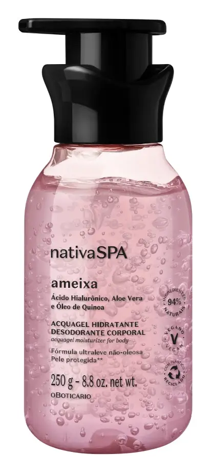 O Boticário Acquagel Hidratante Desodorante Corporal Nativa SPA Ameixa