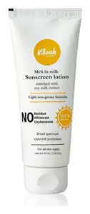 Vilvah Melt-In-Milk Sunscreen Lotion SPF 50