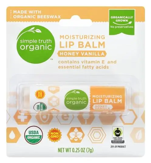 Simple Truth Honey Vanilla Moisturizing Lip Balm