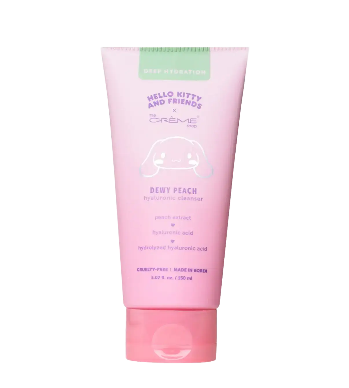 The Creme Shop Hello Kitty And Friends Dewy Peach Hyaluronic Cleanser