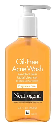 Neutrogena Oil-Free Acne Wash With Salicylic Acid Fragrance Free